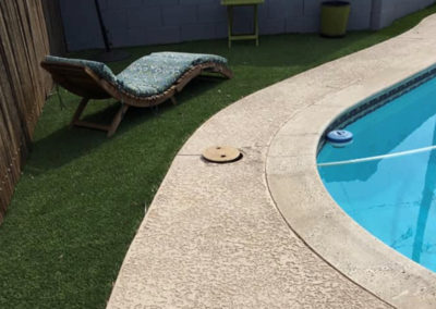 this image shows pool deck in Camarillo, California